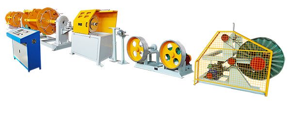 PLC变频控制笼绞高速绕包机LJ630-6+12+CZR400型