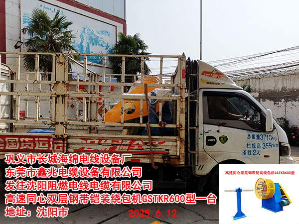 高速同心双层钢带铠装绕包机