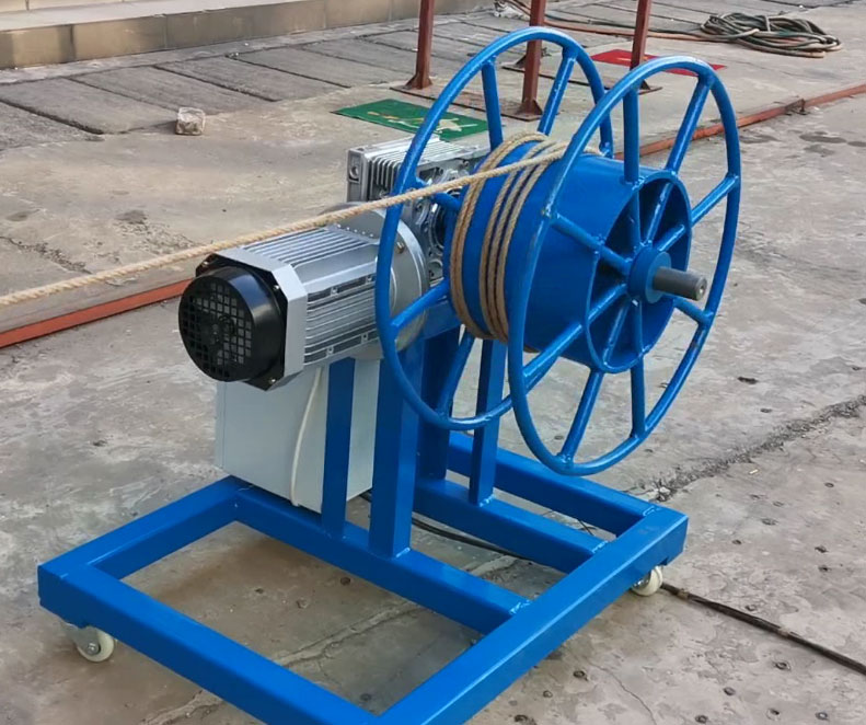 卷绕机JR600型试机现场