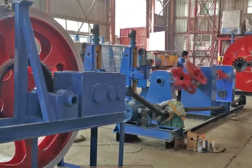 成缆机CL1250-2+3型生产扇形线结构