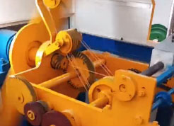 安装在山西弘大特种电缆有限公司束丝机CS500BE型试机现场（反向）