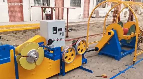 RVS双头对绞机SDJ630W型试机现场